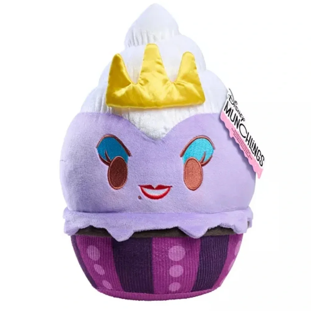 Disney Munchlings Squeeze-a-Munch Large Lavender Ice Cream Sundae Ursula Plush